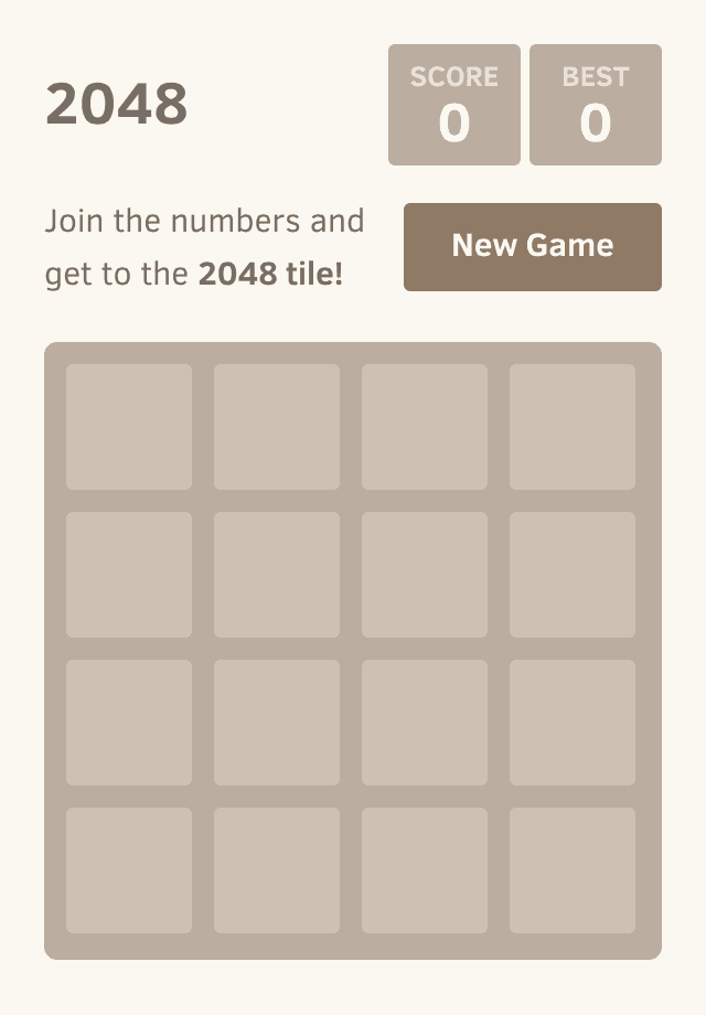 2048 Game