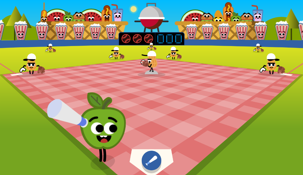 Google Doodle Baseball