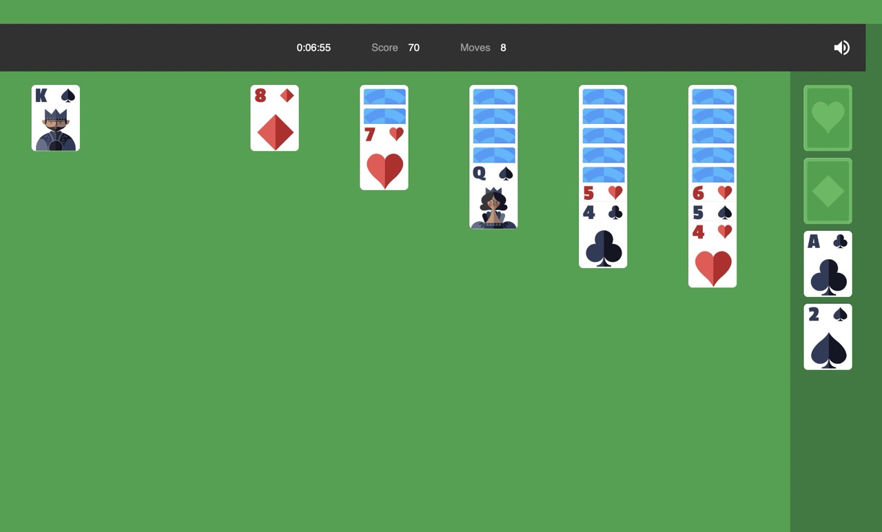 Google Doodle Solitaire